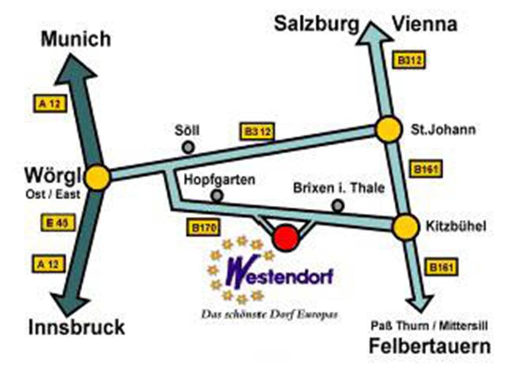 Apartmán Haus Glanzern Westendorf Exteriér fotografie